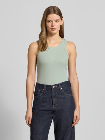 ONLY Tank top o kroju slim fit z mieszanki bawełny ekologicznej model 'VAL' Trzcinowy 4