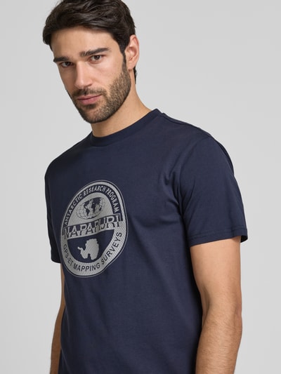 Napapijri T-Shirt mit Label-Print Marine 3