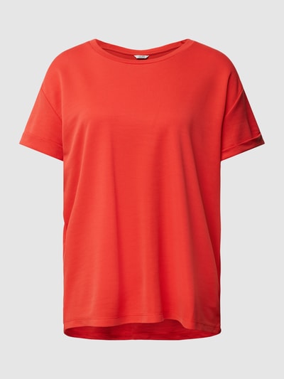 mbyM T-shirt met ronde hals, model 'Amana' Rood - 2