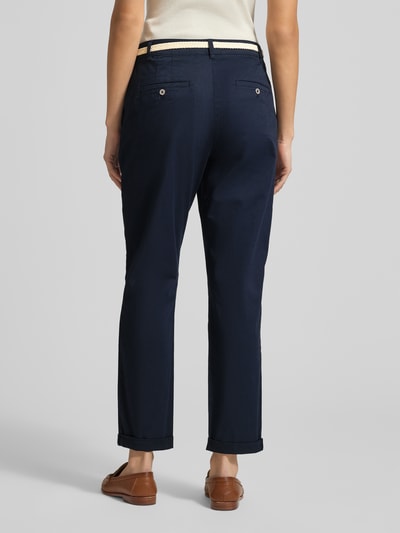 Christian Berg Woman Casual Fit Chino mit Baumwoll-Anteil Dunkelblau 5