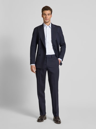 Tommy Hilfiger Tailored Slim Fit Business-Hemd mit Kentkragen Bleu 1