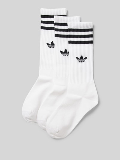 adidas Originals Skarpety z nadrukiem z logo w zestawie 3 szt. Biały 1