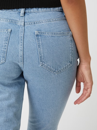 Only Mom Fit Jeans aus Baumwolle Modell 'Jagger' Hellblau 3