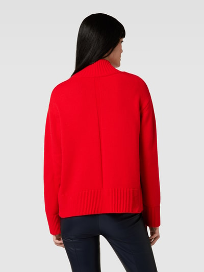 Tommy Hilfiger Strickpullover mit überschnittenen Schultern Rot 5