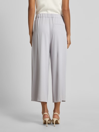 Jake*s Collection Kuloty z szeroką nogawką i zakładkami w pasie Lawendowy 5