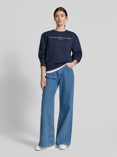 Tommy Hilfiger Sweatshirt van katoenmix Marineblauw - 1