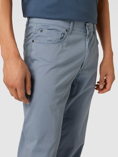 Brax Stoffhose im 5-Pocket-Design Modell 'CADIZ' Blau Melange 3