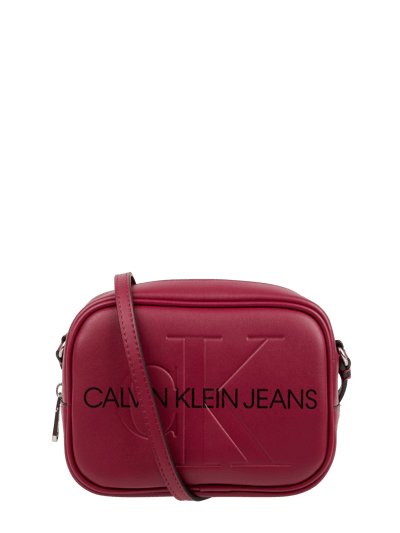 Calvin Klein Jeans Camera Bag in Leder-Optik Bordeaux 1