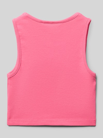 Happy Girls Top z wyhaftowanymi motywami Mocnoróżowy 3