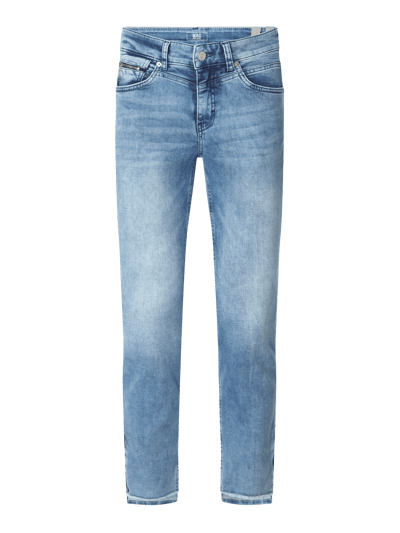 MAC Straight Fit Jeans mit Stretch-Anteil Modell 'Rich'  Hellblau Melange 1