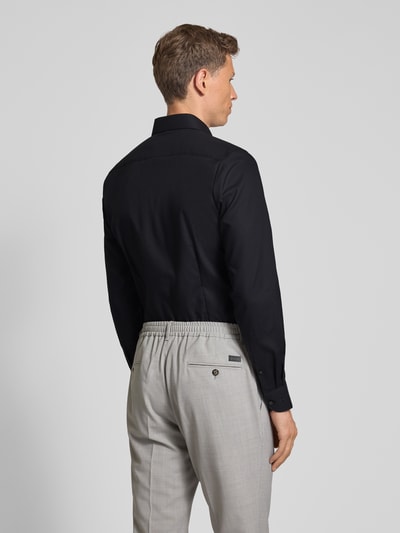 OLYMP Level Five Slim fit zakelijk overhemd met kentkraag Zwart - 5