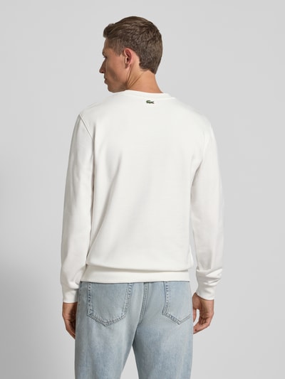 Lacoste Regular fit sweatshirt van puur katoen Offwhite - 5