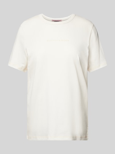 Scotch & Soda T-Shirt mit Label-Print Offwhite 2