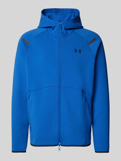 Under Armour Sweatjacke mit Zweiwege-Reißverschluss Modell 'Unstoppable' Rauchblau 2