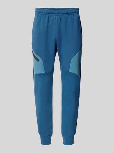 Under Armour Regular Fit Sweatpants mit Logo-Print Modell 'Unstoppable' Blau 2