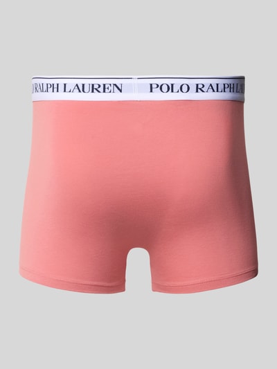 Polo Ralph Lauren Underwear Trunks mit elastischem Logo-Bund im 3er-Pack Rose Melange 3