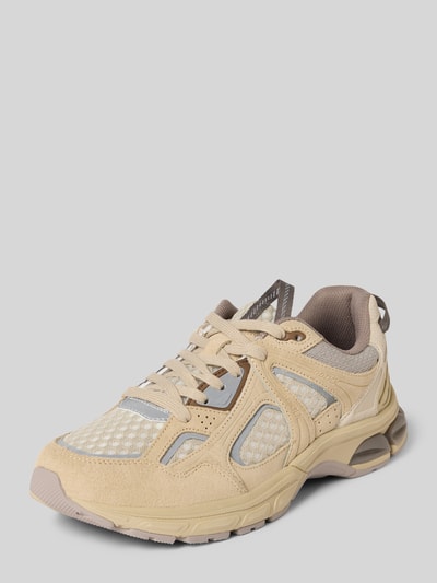 SELECTED HOMME Lage sneakers van echt rundersuède, model 'RONAN' Beige - 1