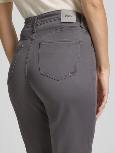 Brax Jeansy o kroju straight fit z 5 kieszeniami model ‘STYLE.CAROLA’ Ciemnoszary 3