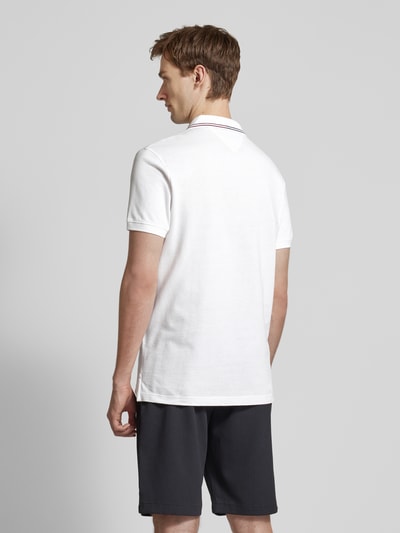 Tommy Hilfiger Regular Fit Poloshirt mit Logo-Stitching Weiss 5