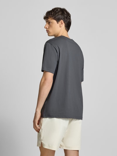 CHAMPION T-shirt met logostitchings en ronde hals Antraciet - 5