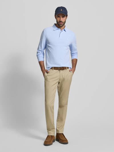 Polo Ralph Lauren Poloshirt met labelstitching Bleu - 1