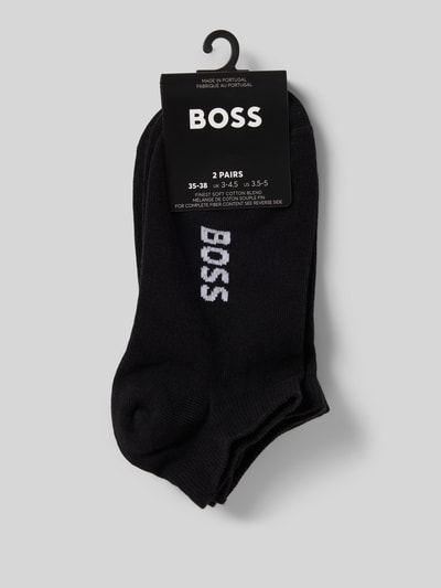 BOSS Sneakersocken mit Label-Detail im 2er-Pack Black 3