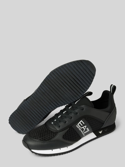 EA7 Emporio Armani Sneaker mit Label-Print Black 4