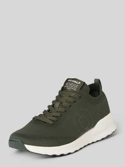 ECOALF Sneaker mit Label-Patch Modell 'CONDEKNITALF' Khaki 1