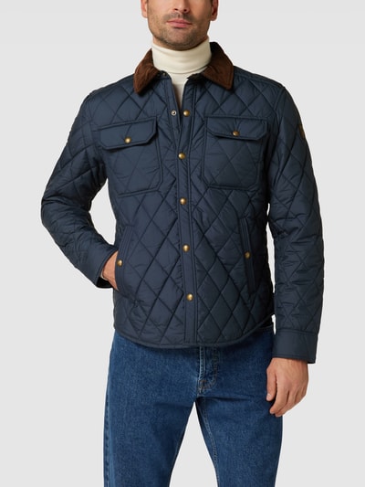 Polo Ralph Lauren Steppjacke mit Brusttaschen Modell 'BRENTFORD' Marineblau 4