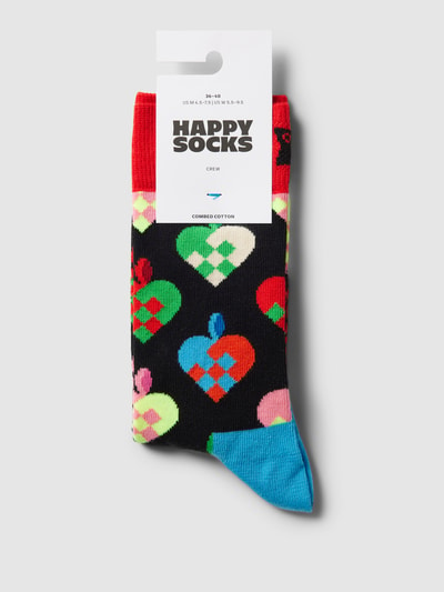 Happy Socks Socken mit Allover-Muster Black 3