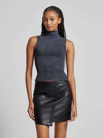 Gina Tricot Tanktop met turtleneck Bleu - 4