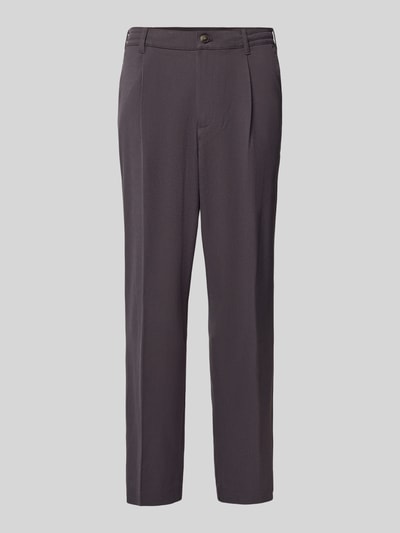 MCNEAL Wide Fit Stoffhose mit Bügelfalten Mittelgrau 2