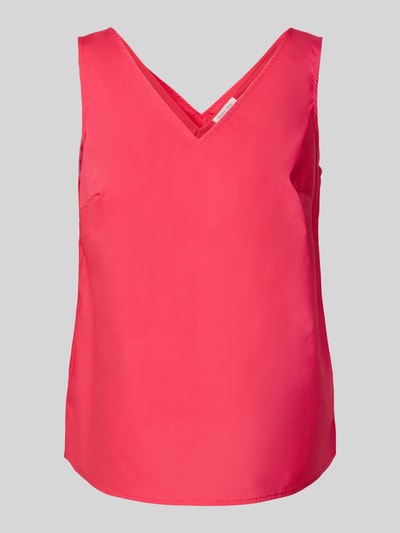 Christian Berg Woman Regular Fit Blusentop mit V-Ausschnitt Fuchsia 2