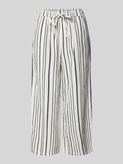 Only Spodnie materiałowe z fakturowanym wzorem model ‘THYRA’ Złamany biały 2