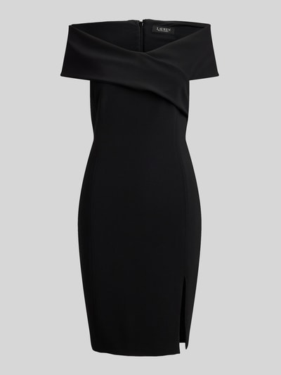 Lauren Ralph Lauren Nauwsluitende cocktailjurk met carmenhals Zwart - 2