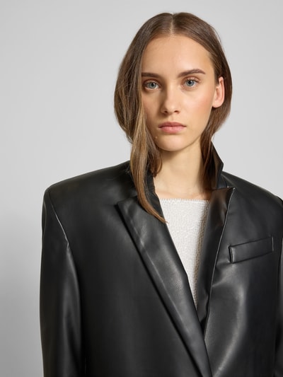 Stand Studio Blazer mit Reverskragen Black 3