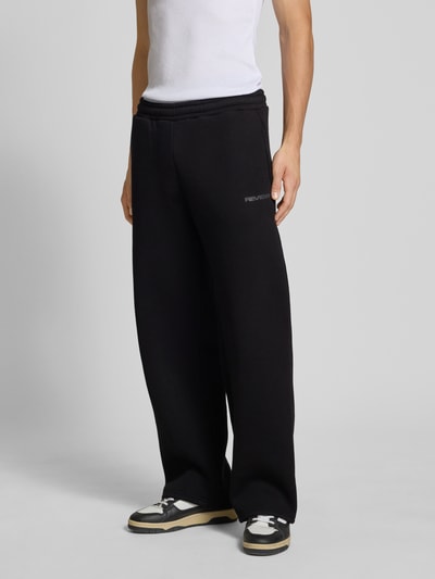 REVIEW Sweatpants mit elastischem Bund Black 4