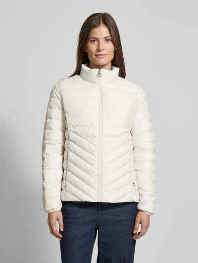 s.Oliver RED LABEL Regular Steppjacke mit Nahtreißverschlusstaschen Offwhite 4