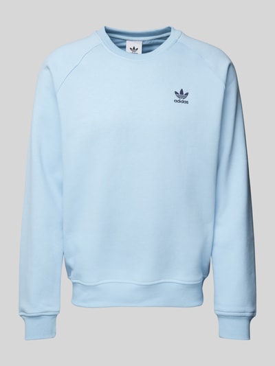 adidas Originals Sweatshirt mit Label-Stitching Hellblau 2