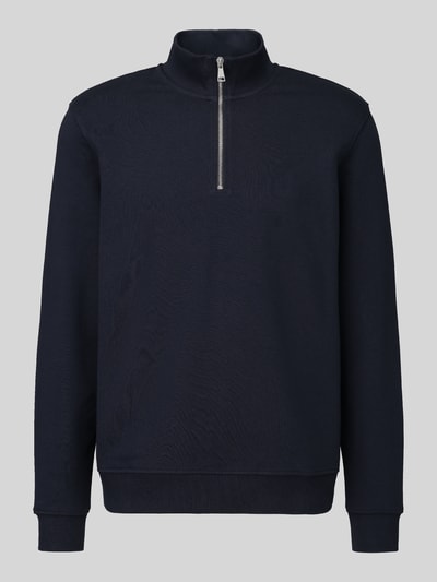 Marc O'Polo DENIM Regular Fit Troyer aus reiner Baumwolle  Marine 2
