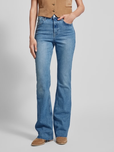 Mango Bootcut Jeans im 5-Pocket-Design Modell 'FIONA' Jeansblau 4