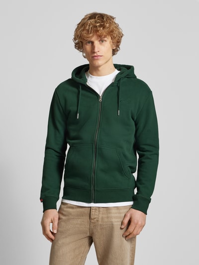 Superdry Sweatjacke mit Label-Stitching Bottle 4