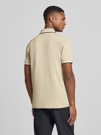 BOSS Green Slim Fit Poloshirt aus reiner Baumwolle Modell 'PAUL' Beige 5