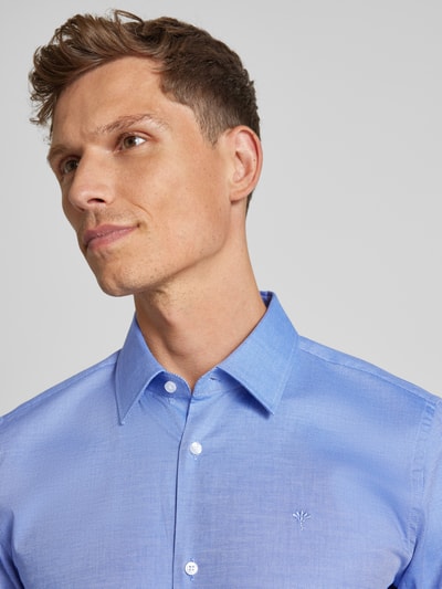 JOOP! Collection Slim fit zakelijk overhemd met kentkraag, model 'Pierce' Blauw - 3