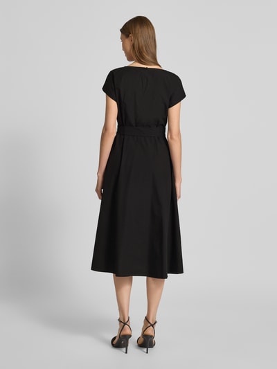 Weekend Max Mara Midikleid mit Kappärmeln Modell 'MAGMA' Black 5