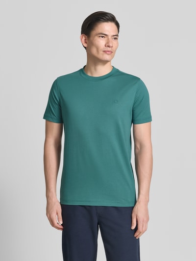 LERROS T-Shirt mit Rundhalsausschnitt und Logo-Print Gruen 4