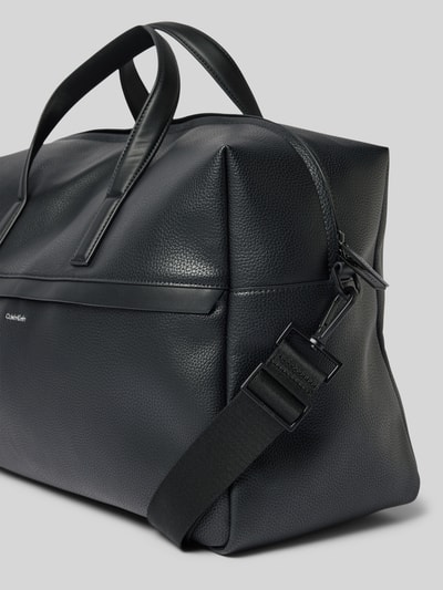 CK Calvin Klein Weekendtas met labelapplicatie, model 'CK MUST' Zwart - 3