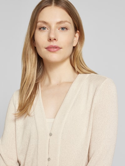 OPUS Cardigan mit V-Ausschnitt Modell 'Semipa' Beige 3