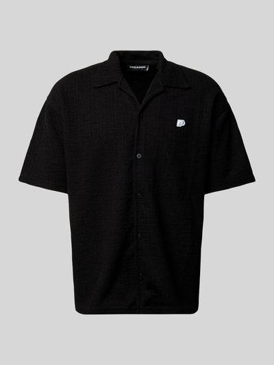 Pegador Relaxed fit vrijetijdsoverhemd met structuurmotief, model 'LIBCO' Zwart - 2