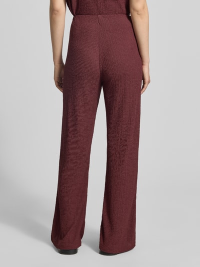 Christian Berg Woman Hose mit Strukturmuster Schoko 5